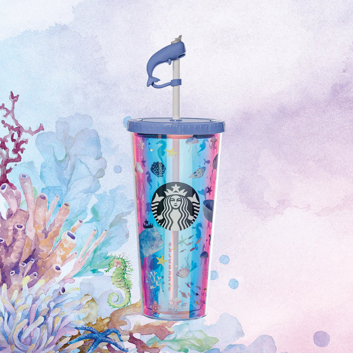 Starbucks Hong Kong - Whale SERIES - Plastic Double wall cold cup 22OZ