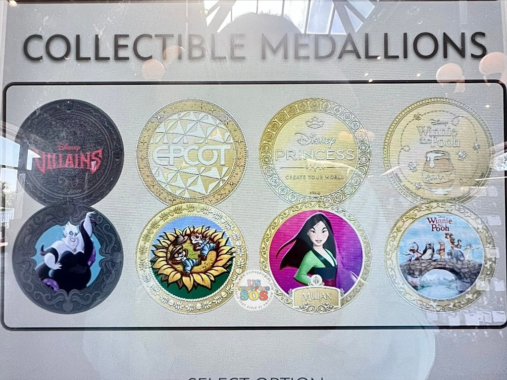 WDW - Color Collectible Medallions 2026 - Epcot Disney Trader