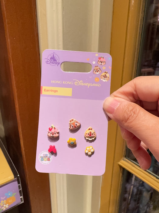 HKDL - 2026 Chip 'n' Dale Forest Fairies Collection x Chip, Dale & Clarice Earrings of 6