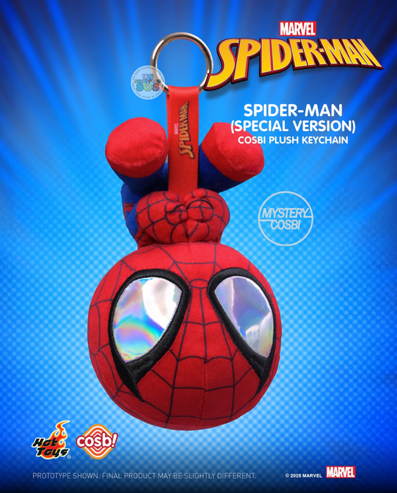Marvel スパイダーマン コスビ キーチェーンBOX HOT TOYS X Marvel Spider-Man COSBI Series Plush Blind Box