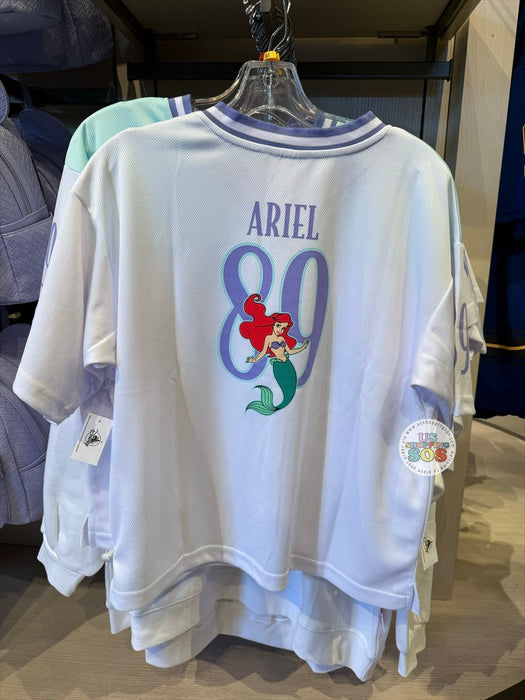 DLR/WDW - The Little Mermaid - Ariel Park Logo White/Mint Sport Jersey (Adult)
