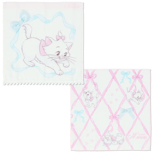 TDR - Disney The Aristocats with Soft Pink & Blue Ribbons Collection x Marie Mini Towels Set (Release Date: Dec 5, 2024)