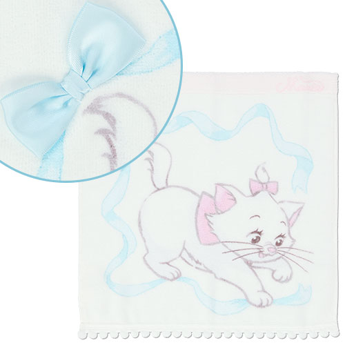 TDR - Disney The Aristocats with Soft Pink & Blue Ribbons Collection x Marie Mini Towels Set (Release Date: Dec 5, 2024)