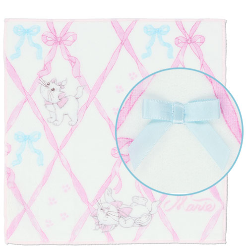 TDR - Disney The Aristocats with Soft Pink & Blue Ribbons Collection x Marie Mini Towels Set (Release Date: Dec 5, 2024)