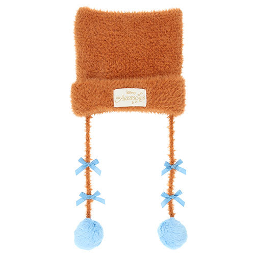 TDR - Disney The Aristocats with Soft Pink & Blue Ribbons Collection x Toulouse Kit Beanie with Pom Pom for Adults