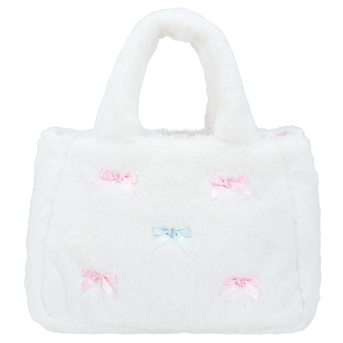 TDR - Disney The Aristocats with Soft Pink & Blue Ribbons Collection x Marie Fluffy Tote Bag (Release Date: Dec 5, 2024)