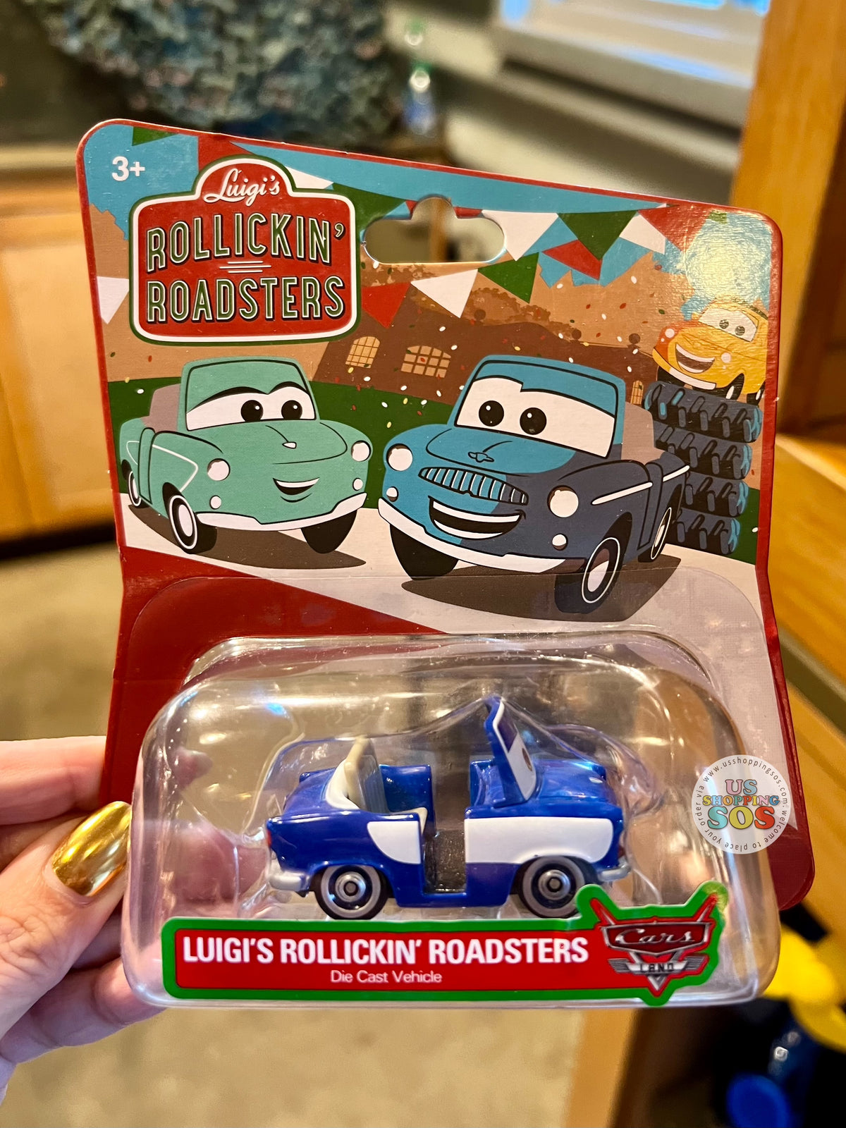 DLR - Carsland - Luigi's Rollickin' Roadster Die Cast Vehicle Blue