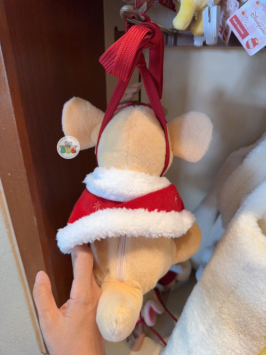 HKDL - 2026 Winnie the Pooh Winter Woolies x Roo Plush Toy Shaped Mini Shoulder Bag