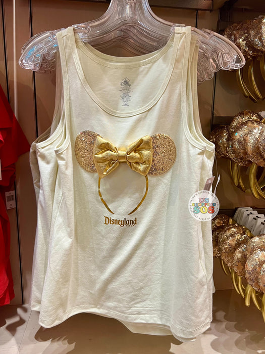 DLR/WDW - Minnie Ear Headband Butter Yellow Tank (Adult)
