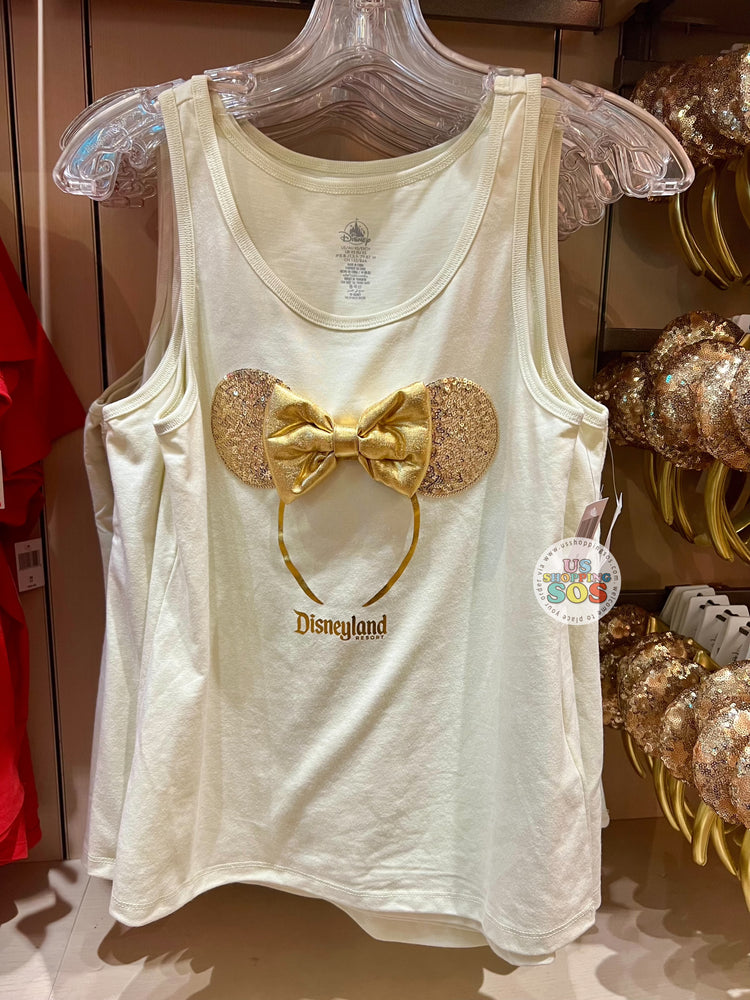 DLR/WDW - Minnie Ear Headband Butter Yellow Tank (Adult)