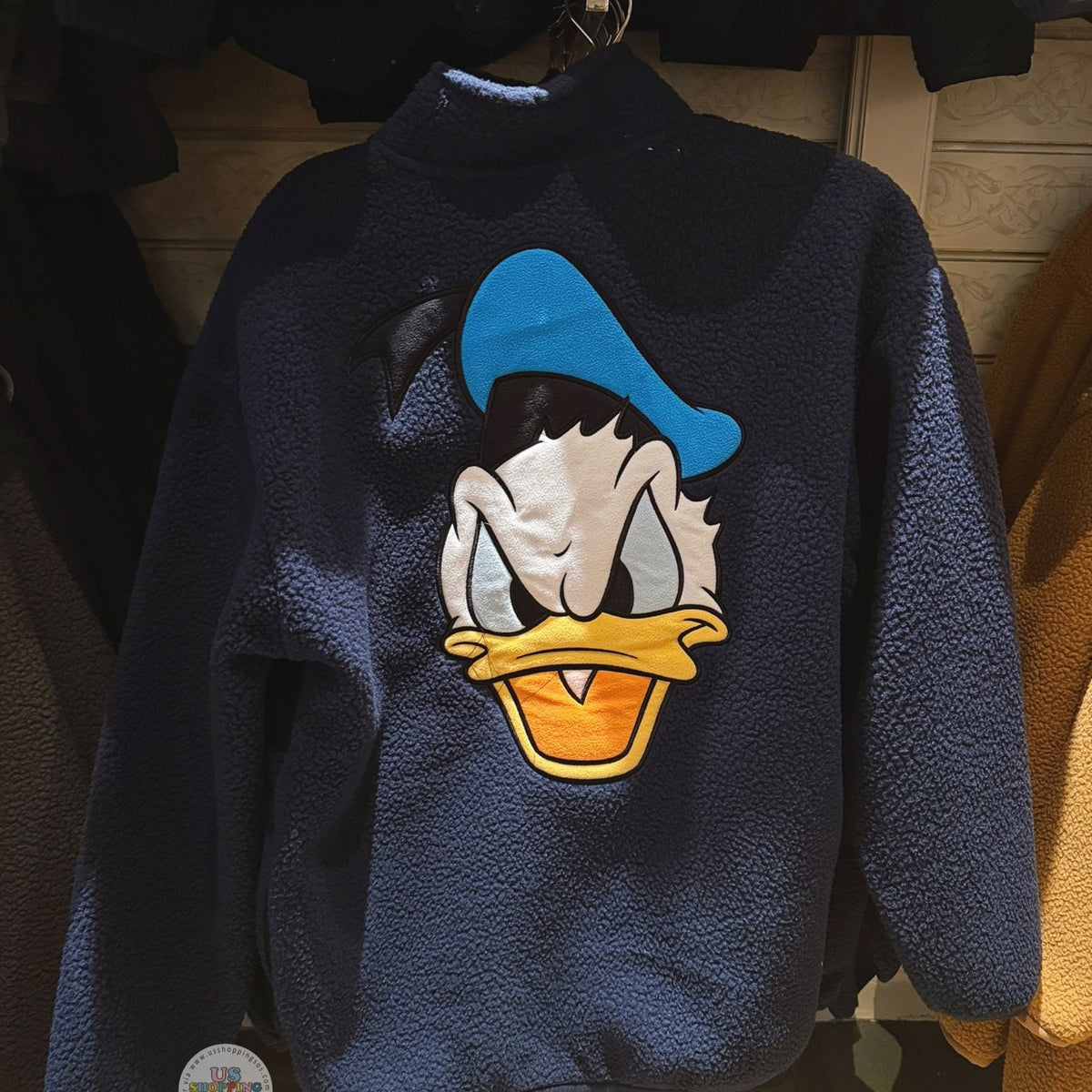 DLP - Donald Duck Quarter Zip Sherpa For Adults — USShoppingSOS