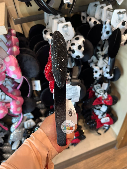 DLR/WDW - Minnie Mouse All-Sparkling-Rhinestone Ear Headband