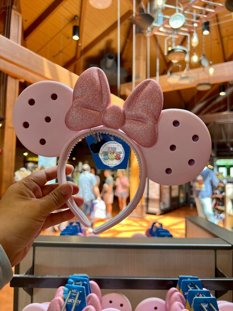 DLR/WDW - Disney x Crocs 2026 - Minnie Mouse Pink Headband