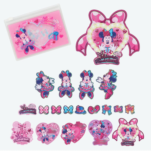 TDR - Minnie Mouse Funderland 2026 Collection x Stickers Set with Zip Case (Release Date: Jan 13, 2026)