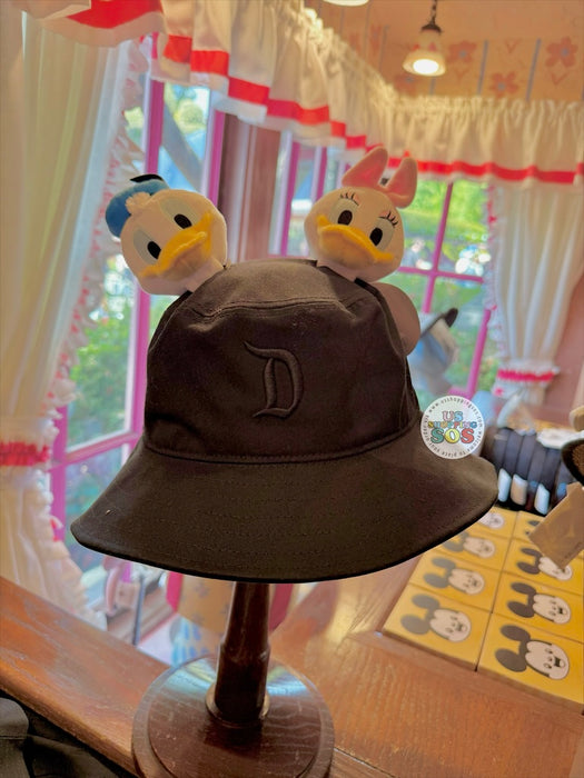 DLR/WDW - Create Your Own Headband - “Disneyland” Black Bucket Hat