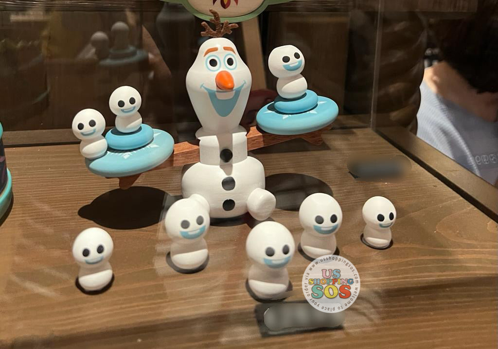 HKDL - World of Frozen Wooden Olaf & Snowgies Balance Game & Figurine