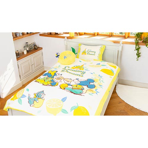 TDR - Mickey & Minnie Mouse "Lemony Dreams" Collection x Lemon Themed Figaro Cushion (Release Date: Apr 24, 2025)