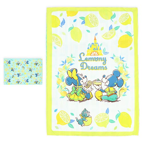 TDR - Mickey & Minnie Mouse "Lemony Dreams" Collection x Duvet Cover & Pillow Case Set (Release Date: Apr 24, 2025)
