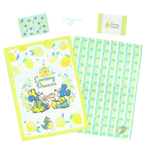 TDR - Mickey & Minnie Mouse "Lemony Dreams" Collection x Duvet Cover & Pillow Case Set (Release Date: Apr 24, 2025)
