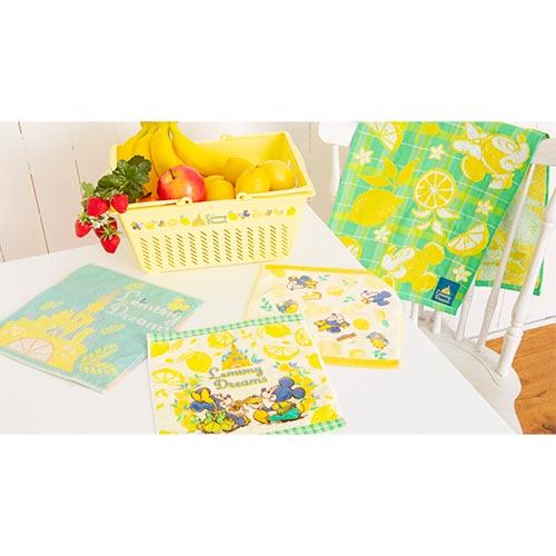 TDR - Mickey & Minnie Mouse "Lemony Dreams" Collection x Mini Towels Set of 3 (Release Date: Apr 24, 2025)
