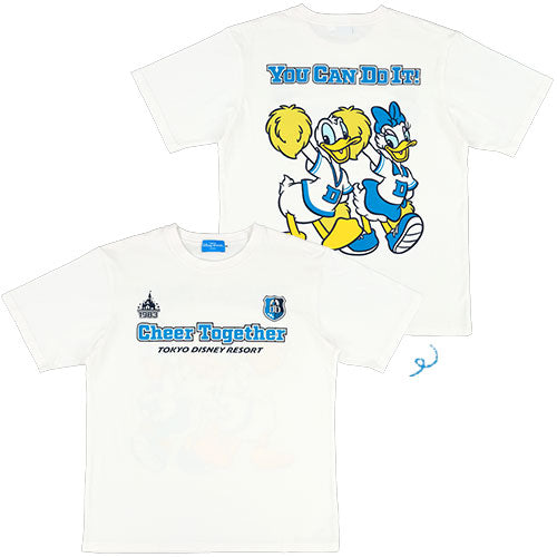 TDR - Mickey & Friends "Cheer Together" Collection x Donald & Daisy Duck T Shirt (Release Date: Apr 24 2025)