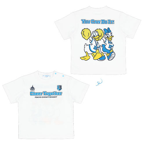 TDR - Mickey & Friends "Cheer Together" Collection x Donald & Daisy Duck T Shrit for Baby Size 90 cm (Release Date: Apr 24 2025)