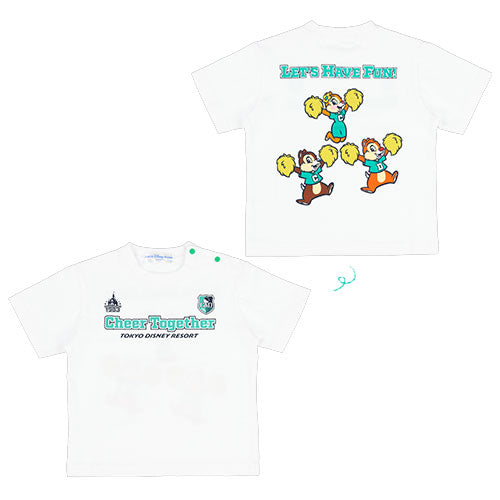 TDR - Mickey & Friends "Cheer Together" Collection x Chip, Dale & Clarice T Shrit for Baby Size 90 cm (Release Date: Apr 24 2025)