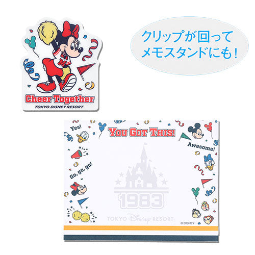 TDR - Mickey & Friends "Cheer Together" Collection x Minnie Mouse Clip & Memo Set (Release Date: Apr 24 2025)