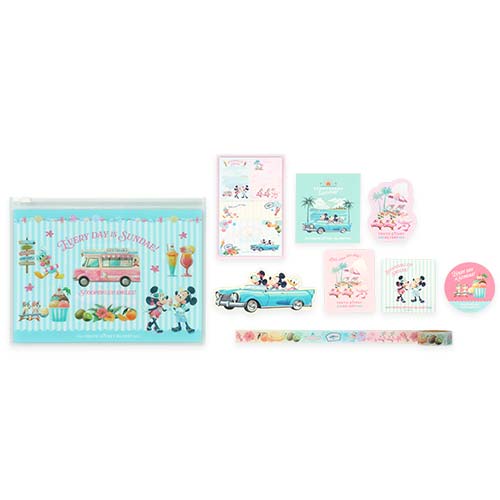 TDR - Mickey & Friends "SUNNY SUNNY Summer" Collection x Mickey & Friends Stationary Set (Release Date: Jun 5. 2025)
