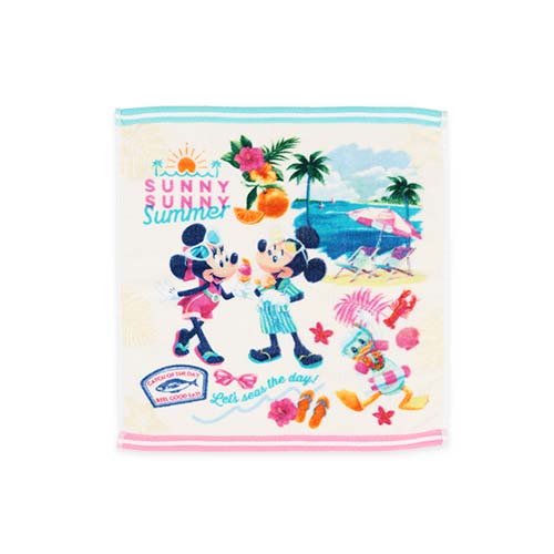 TDR - Mickey & Friends "SUNNY SUNNY Summer" Collection x Mickey & Friends Mini Towel (Release Date: Jun 5. 2025)