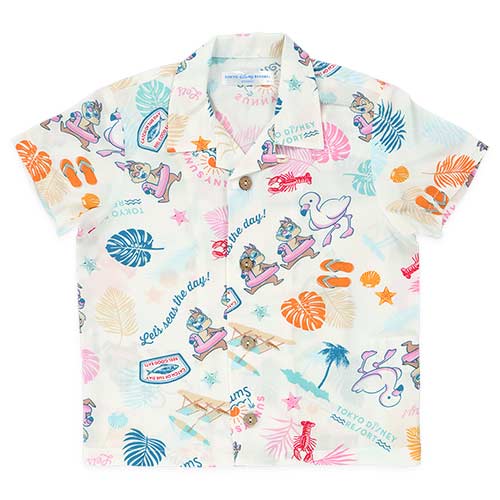 TDR - Mickey & Friends "SUNNY SUNNY Summer" Collection x Chip & Dale All Over Print Shirt for Baby (Release Date: Jun 5. 2025)