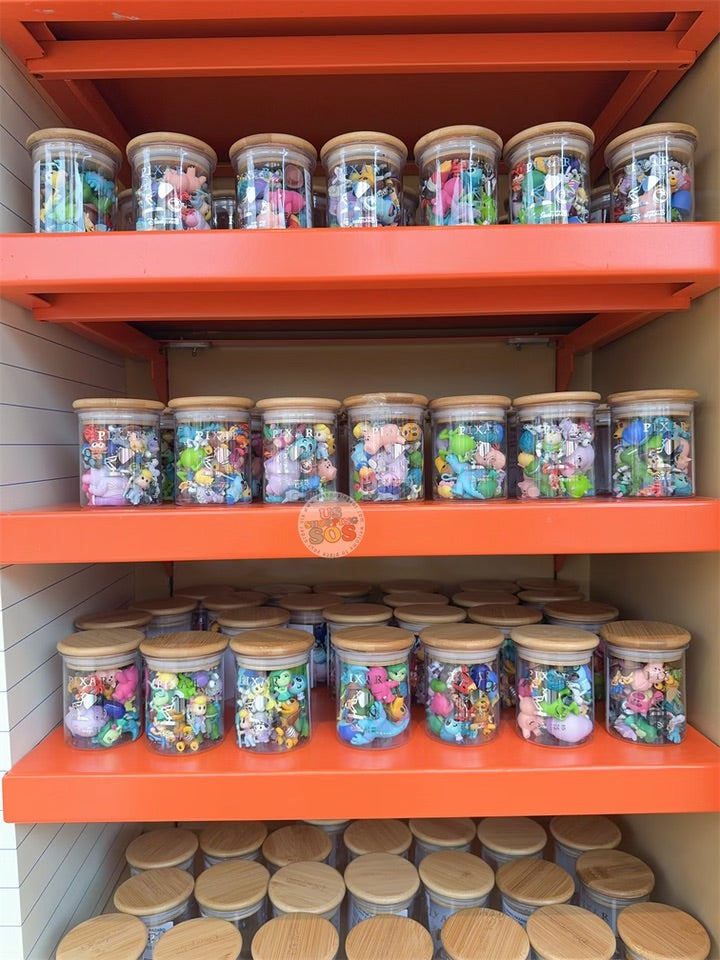 HKDL - Pixar (Toy Story, Inside Out 2, Monster Inc) Collectible Mini-Figures Bottle