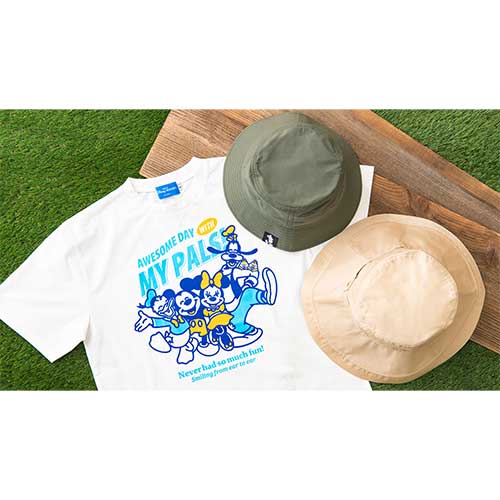 TDR - Mickey & Friends "AWESOME DAY WITH MY PALS!" T Shirt for Adults (Release Date: July 1, 2025)