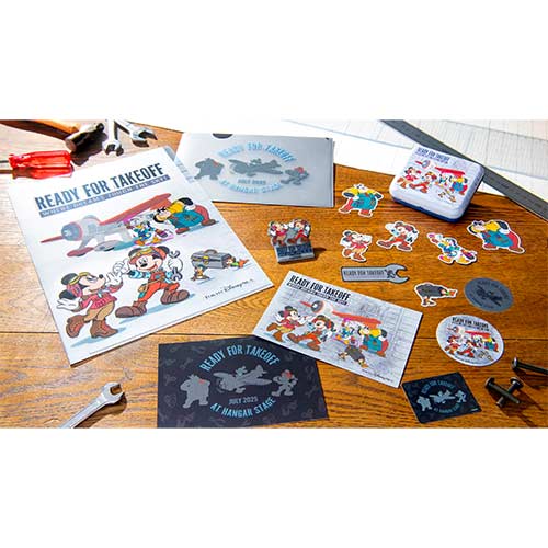 TDR - Mickey & Friends "Ready to Takeoff Where Dreams Touch the Sky" Collection x Stickers Set (Release Date: July 15, 2025)