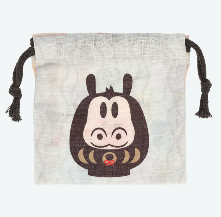 TDR - 2026 Happy New Year Mickey & Friends Collection x Mickey & Friends "Daruma" Drawstring Bags Blind Box (Single Bag) (Release Date: Dec 1, 2025)