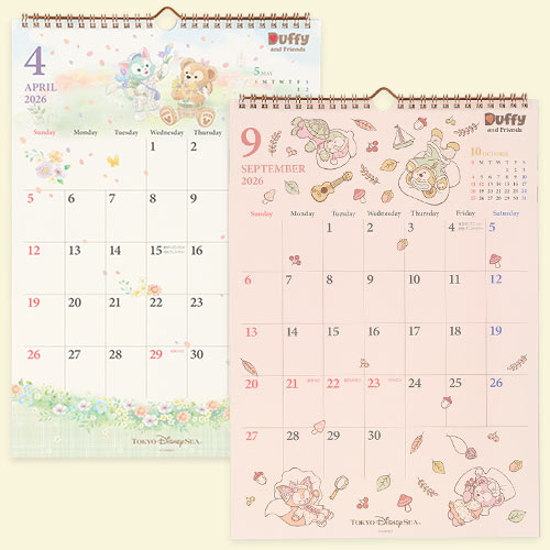 TDR - Calendar & Organizer 2026 x Duffy & Friends 2026 Wall Calendar (Release Date: Aug 7, 2025)