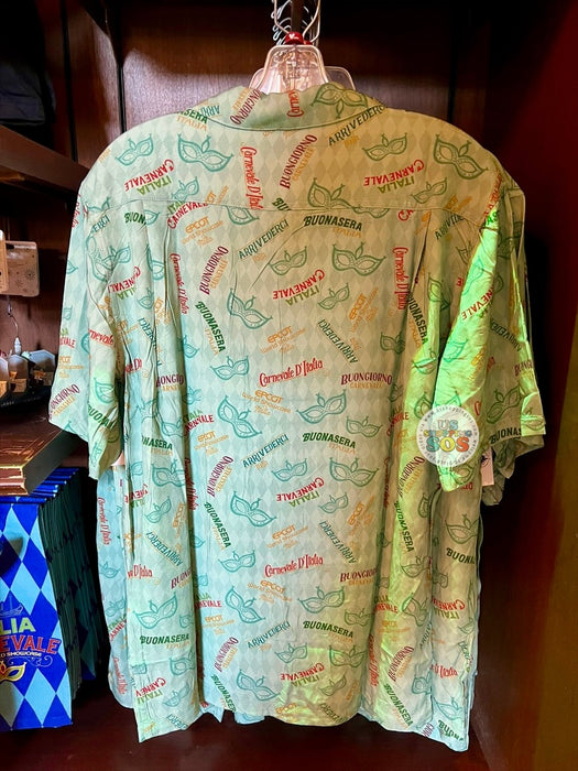 WDW - Epcot World Showcase Italy 🇮🇹 - Carnevale 2025 - Greetings Button Up Shirt (Adult)