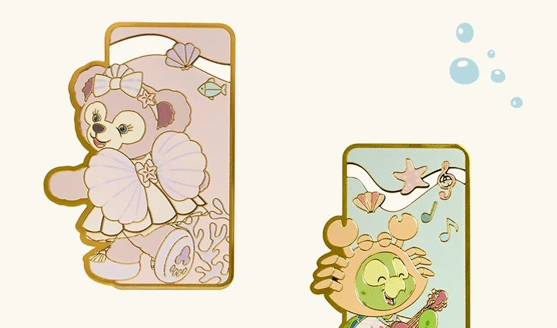 SHDL - 2025 Duffy & Friends Summer Ocean Collection x Duffy & Friends Metallic Bookmark (Release Date: July 8, 2025)