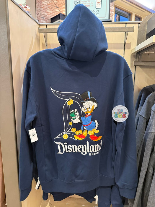 DLR/WDW - Scrooge McDuck 2026 Park Logo Navy Hoodie Pullover (Adult)