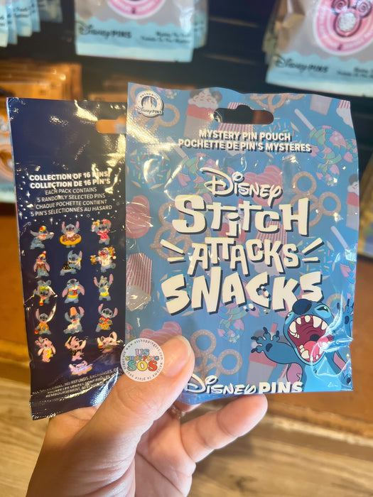 DLR/WDW - Mystery Collectible Pin Pack - Stitch Attacks Snacks