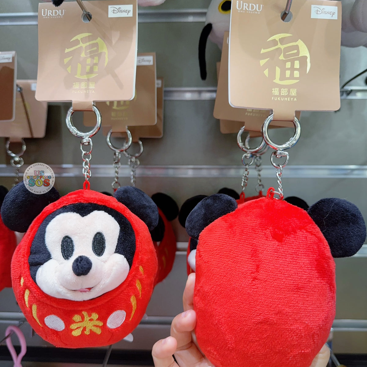 Hong Kong Exclusive x Mickey Mouse Daruma Doll Shaped Plush