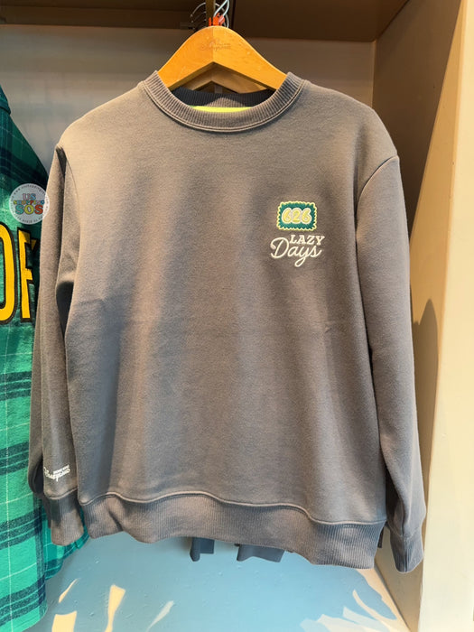 HKDL - Stitch 626 Lazy Day ‘To Do: Chill I’m Busy!!’ Pullover Sweatshirt for Adults