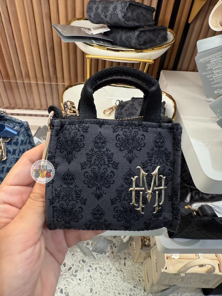 DLR/WDW - Disney’s Once Upon A Bag - Haunted Mansion Wallpaper Black Nano Bag Charm