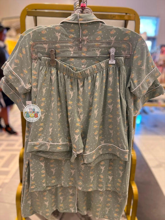 DLR/WDW - Tinker Bell Short Sleeve Top & Shorts Pajamas Set (Adult)