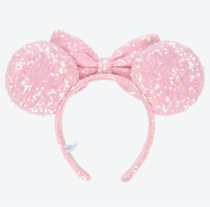 TDR - Minnie Pale Pink Sequin Ear Headband