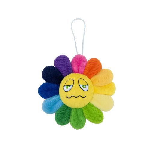 TAKASHI MURAKAMI Yellow Flower Emoji (🥴 & 🤑) Plush Keychain