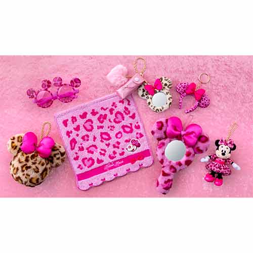 TDR - Enjoy Winter Fashion Collection x Minnie Mouse Leopard Print Headband Keychain (Release Date: Oct 16, 2025)