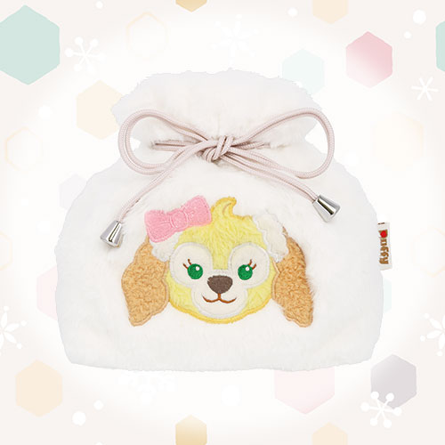 TDR - Duffy & Friends "Secret Of a Snowy Day" Collection x CookieAnn Fluffy Drawstring Pouch (Release Date: Nov 4, 2025)
