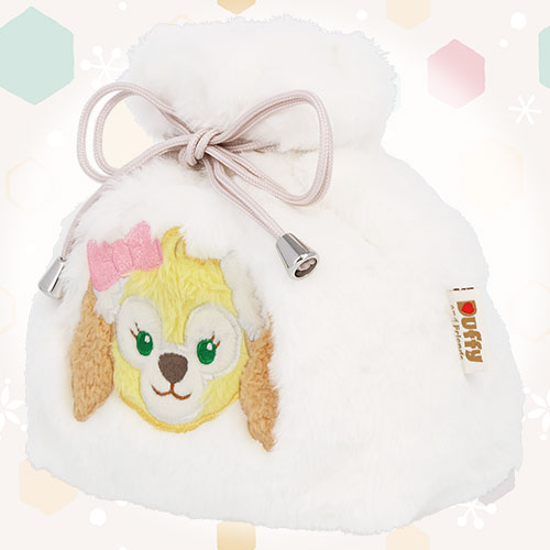 TDR - Duffy & Friends "Secret Of a Snowy Day" Collection x CookieAnn Fluffy Drawstring Pouch (Release Date: Nov 4, 2025)