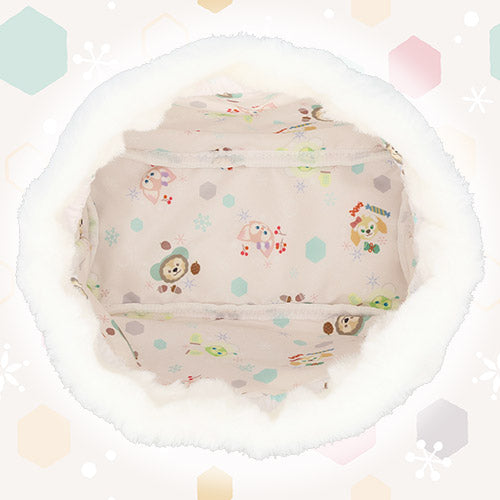 TDR - Duffy & Friends "Secret Of a Snowy Day" Collection x CookieAnn Fluffy Drawstring Pouch (Release Date: Nov 4, 2025)